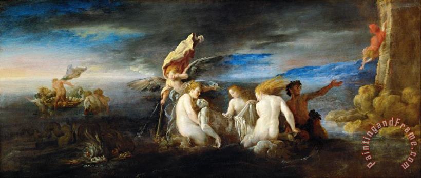 Domenico Fetti Hero Mourning The Dead Leander Art Painting
