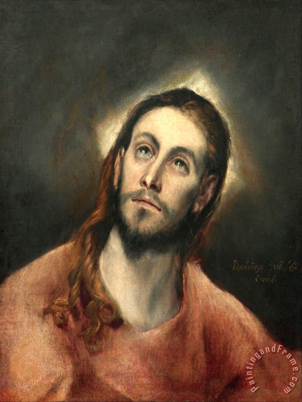 Christ in Prayer painting - Domenikos Theotokopoulos, El Greco Christ in Prayer Art Print