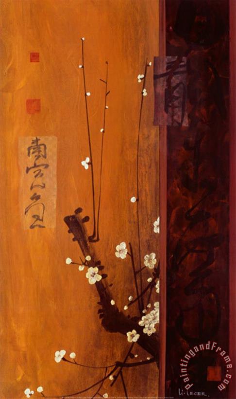 don li leger Oriental Blossoms I Art Painting