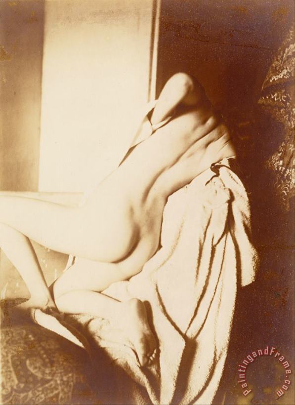 Edgar Degas After The Bath, Woman Drying Her Back Art Print