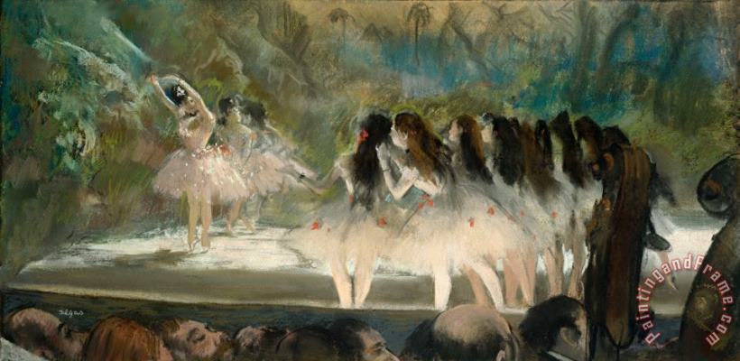 Ballet at The Paris Opera 2 painting - Edgar Degas Ballet at The Paris Opera 2 Art Print