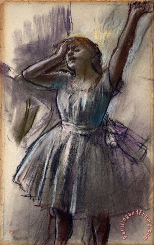 Edgar Degas Dancer Stretching Art Painting