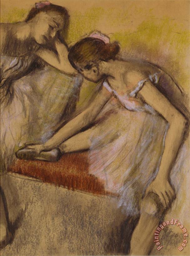Edgar Degas Dancers in Repose Art Painting