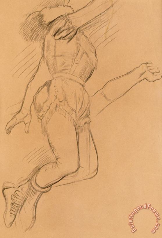 Edgar Degas Mademoiselle La La At The Circus Fernando Art Print