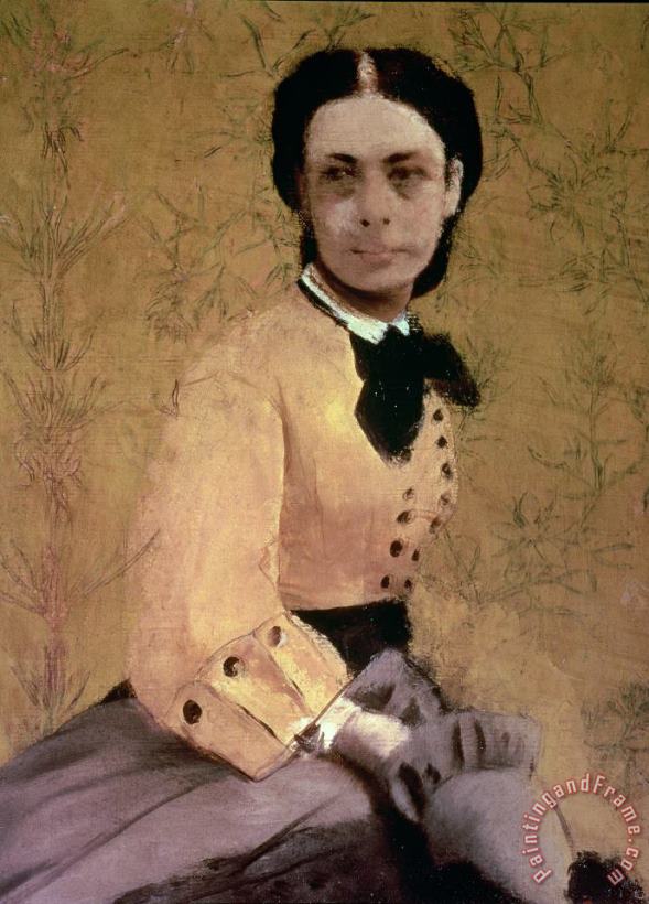 Edgar Degas Portrait of Princess Pauline de Metternich Art Print
