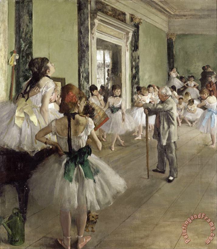 Edgar Degas The Ballet Class Art Print