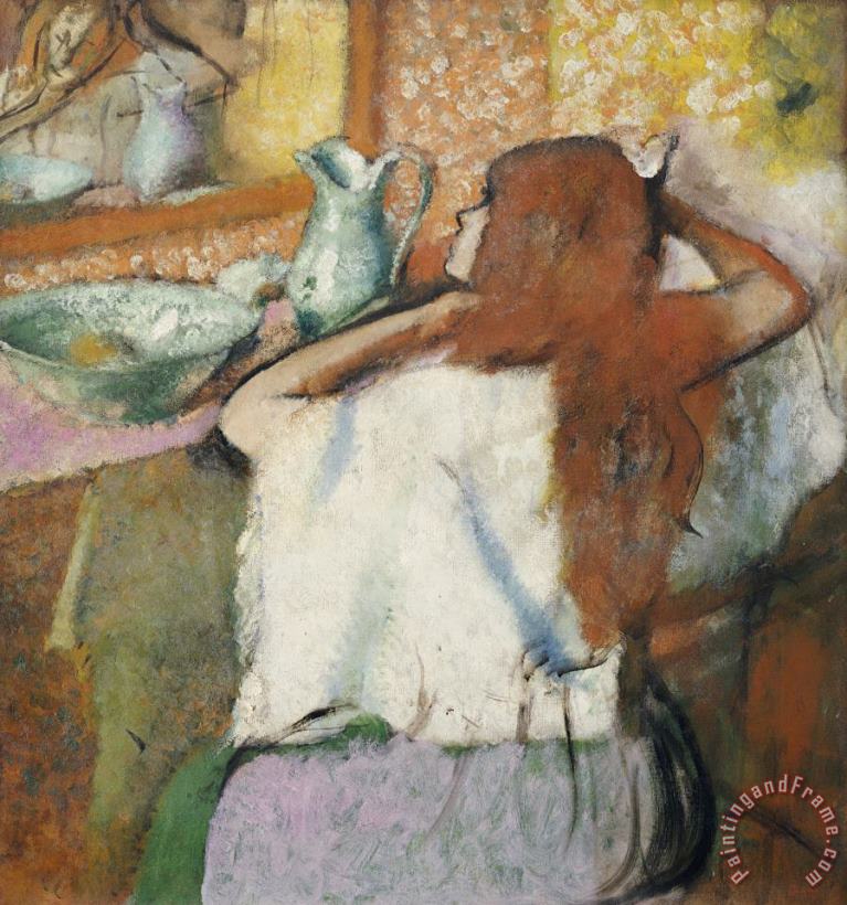 Woman at her Toilet painting - Edgar Degas Woman at her Toilet Art Print