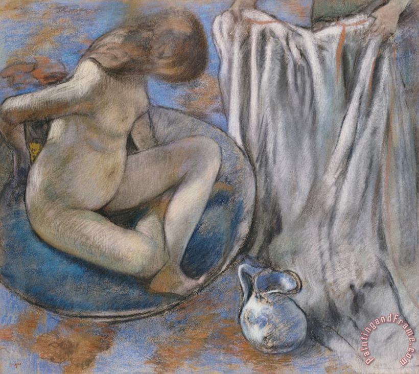 Woman in the Tub painting - Edgar Degas Woman in the Tub Art Print