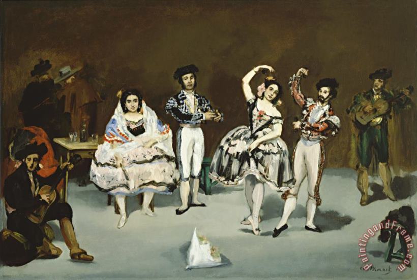 Edouard Manet Ballet Espagnol Art Print