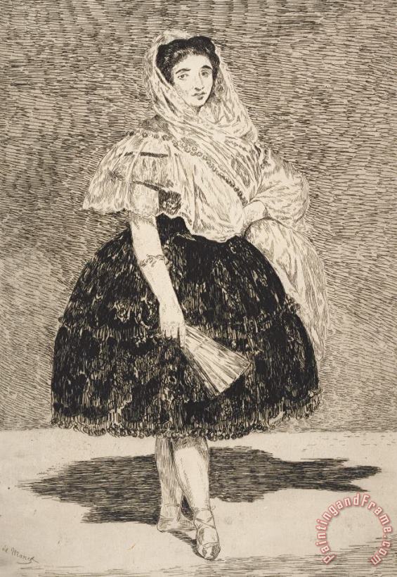 Edouard Manet Lola De Valence Art Print