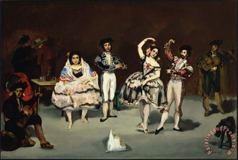 Edouard Manet Spanish Ballet Art Print