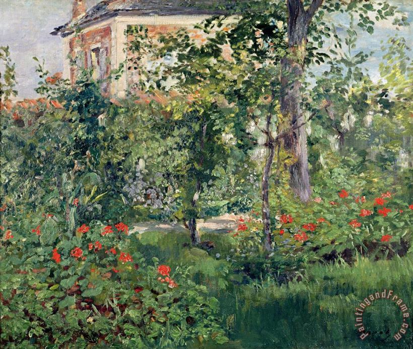 Edouard Manet The Garden at Bellevue Art Print