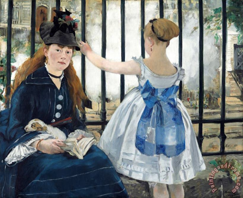 Edouard Manet The Railway Art Print