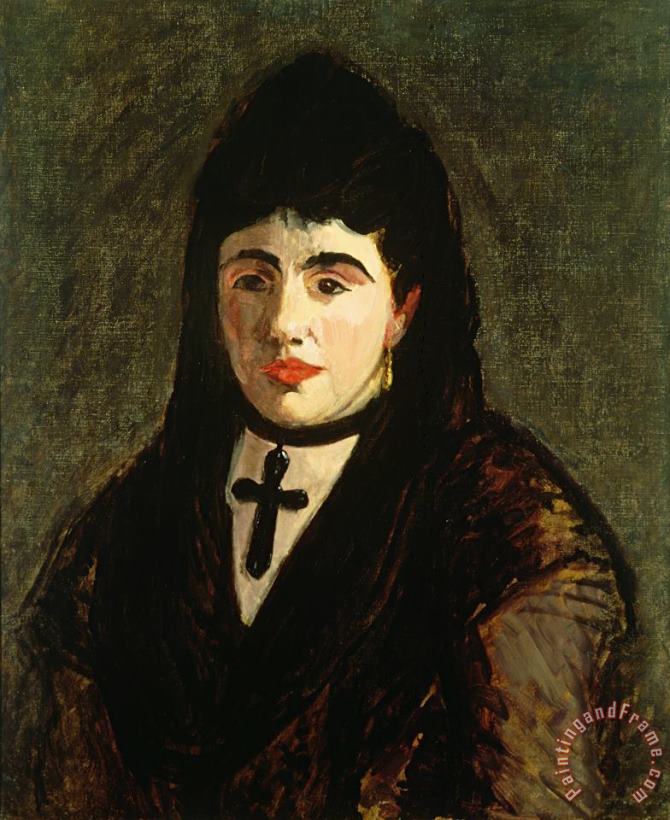 Edouard Manet The Spaniard Art Painting