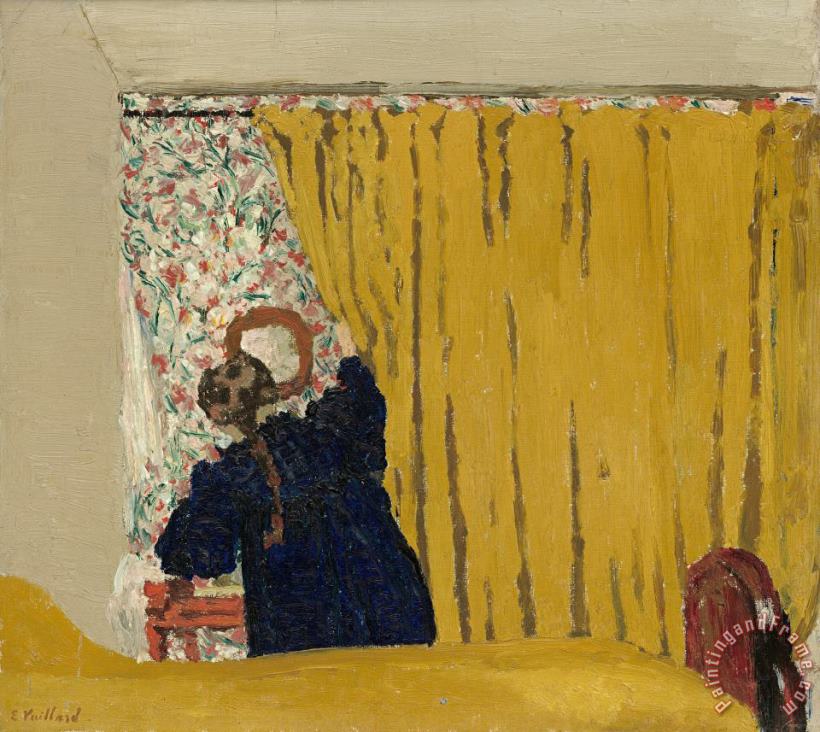 Edouard Vuillard The Yellow Curtain Art Painting