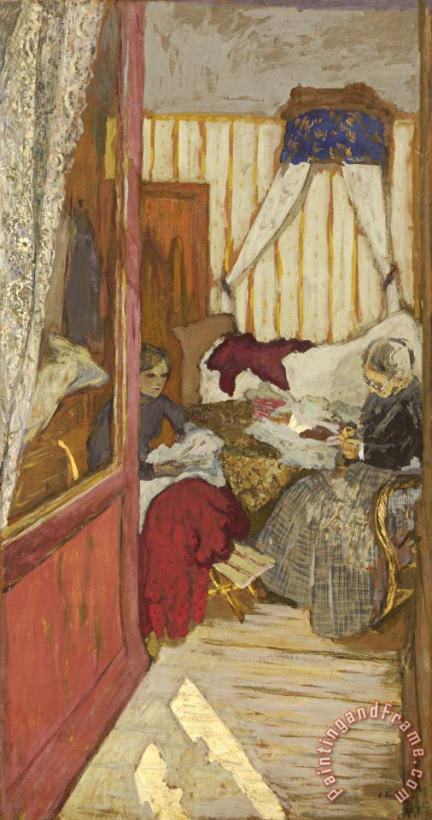 Edouard Vuillard Women Sewing Art Painting