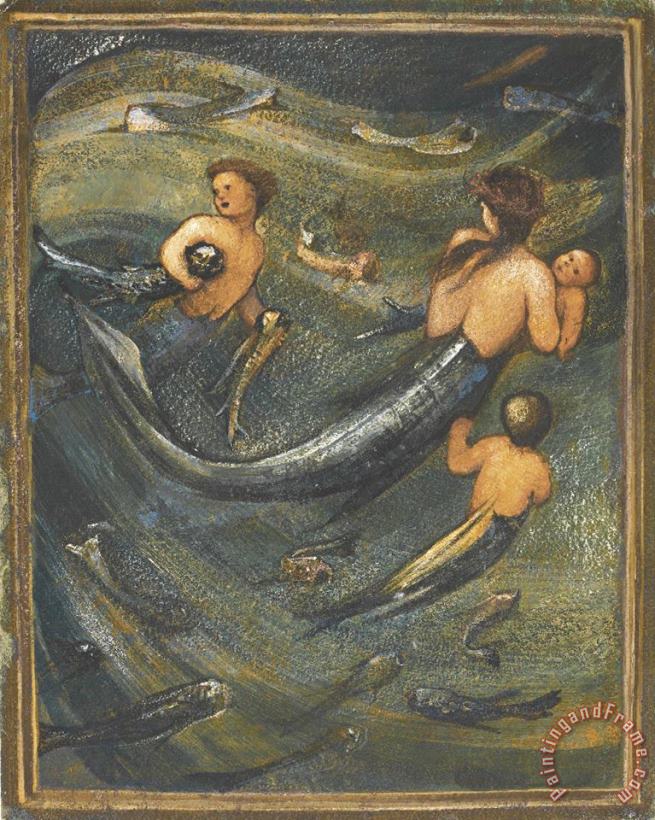 Edward Burne Jones The Mermaid Family Art Print