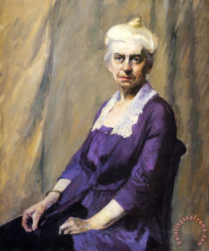 Edward Hopper Elizabeth Griffiths Smith Hopper The Artist S Mother 1916 Art Print