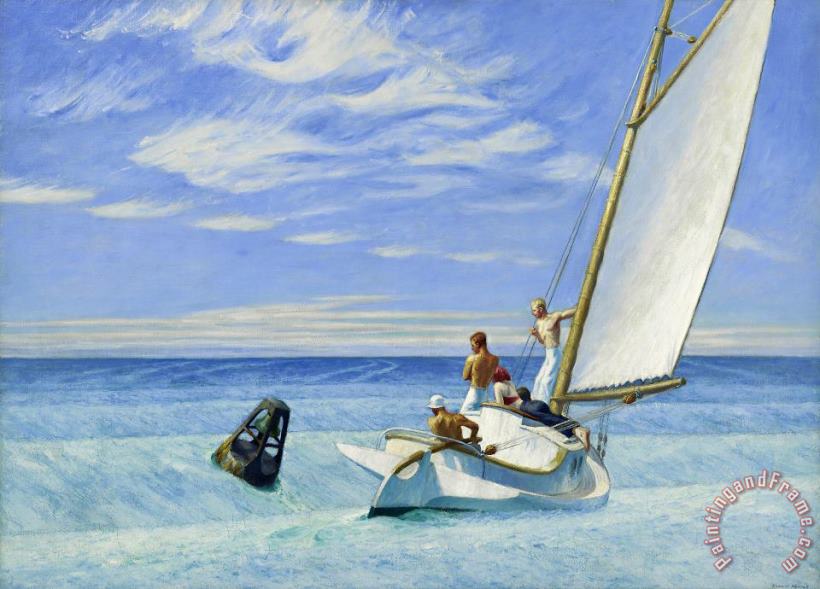 Edward Hopper Ground Swell Art Painting