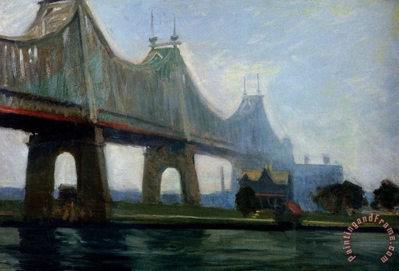 Edward Hopper Queensborough Bridge Art Print