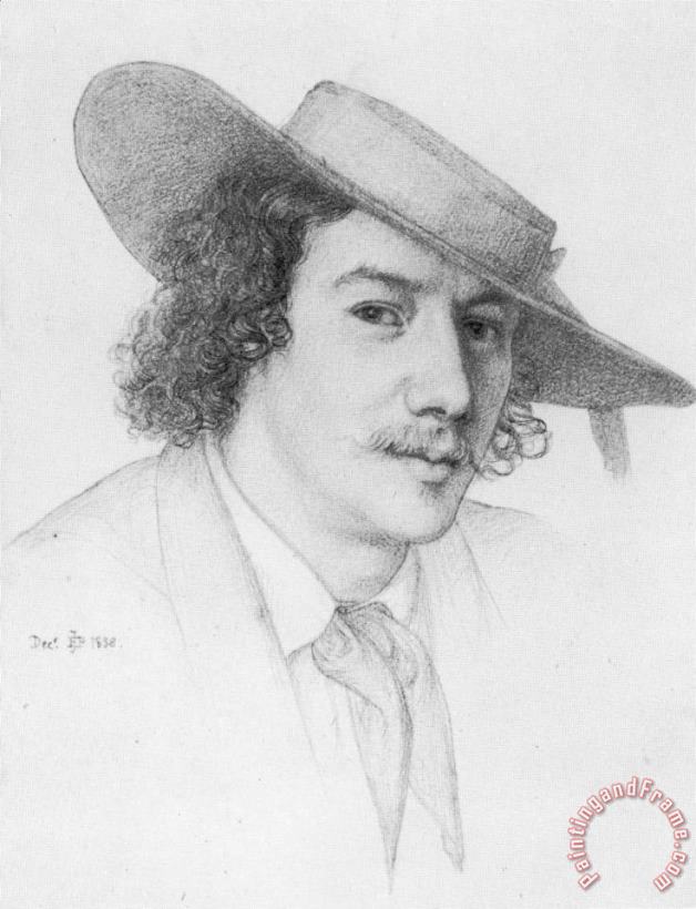 Portrait of Whistler painting - Edward John Poynter Portrait of Whistler Art Print