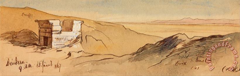 Edward Lear Dendera, 9 00 Am, 15 January 1867 (156) Art Painting