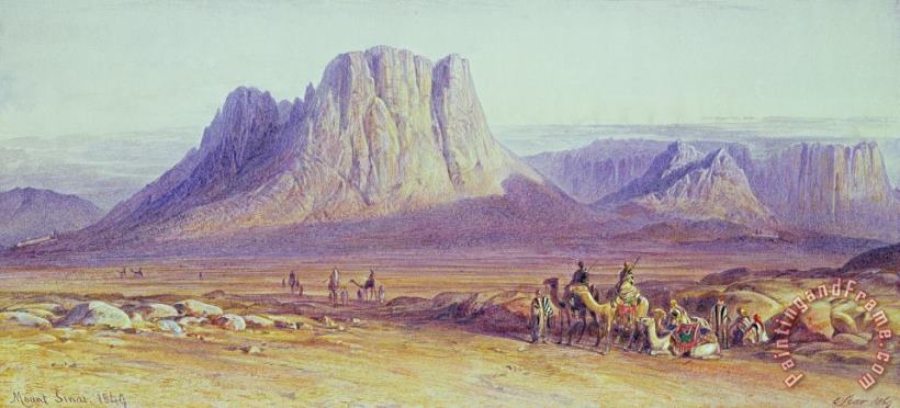 Edward Lear The Camel Train Art Print