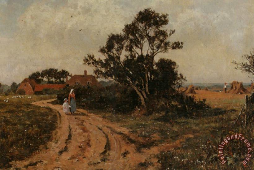 The Country Path painting - Edward Wilkins Waite The Country Path Art Print
