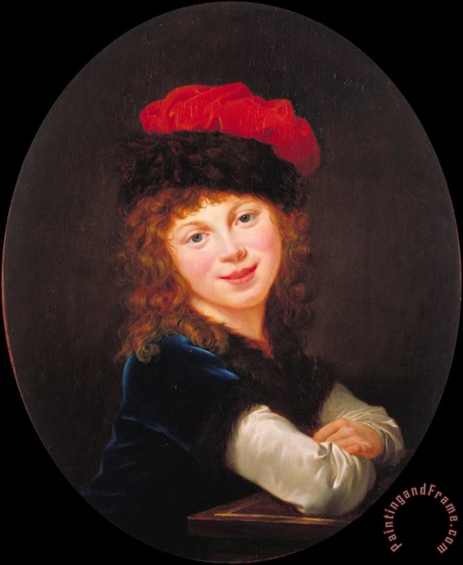Elisabeth Louise Vigee Lebrun Portrait of a Girl Art Painting