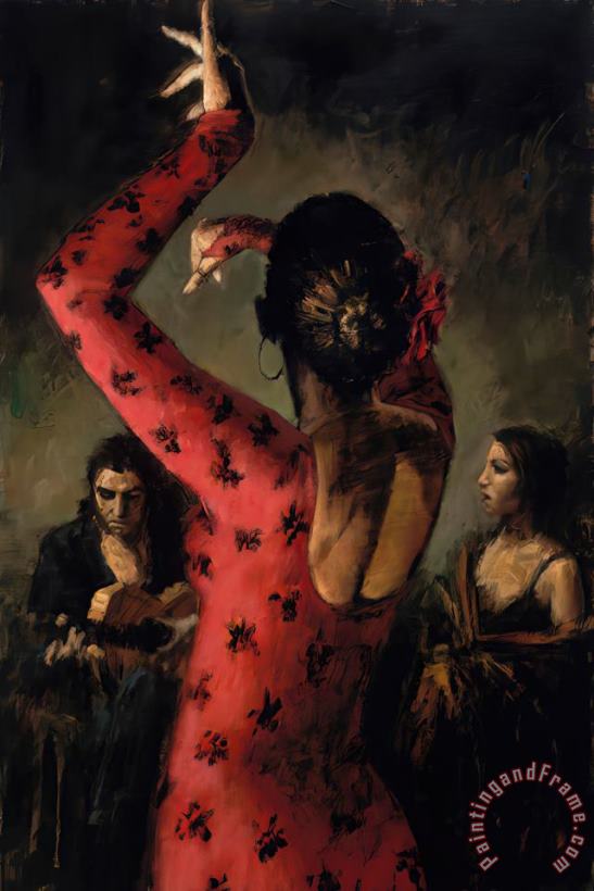 Fabian Perez Tablao Flamenco IV Art Painting