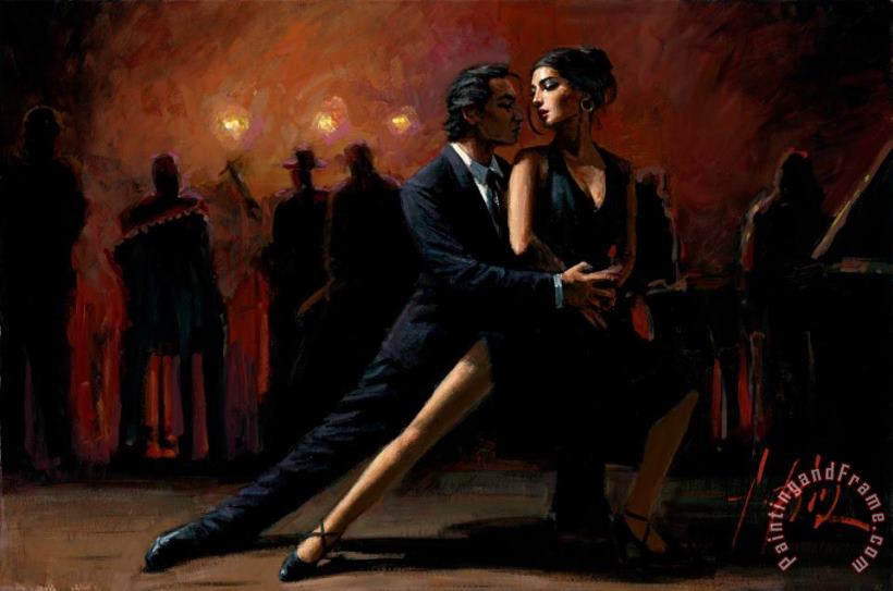 Tango in Buenos Aires painting - Fabian Perez Tango in Buenos Aires Art Print