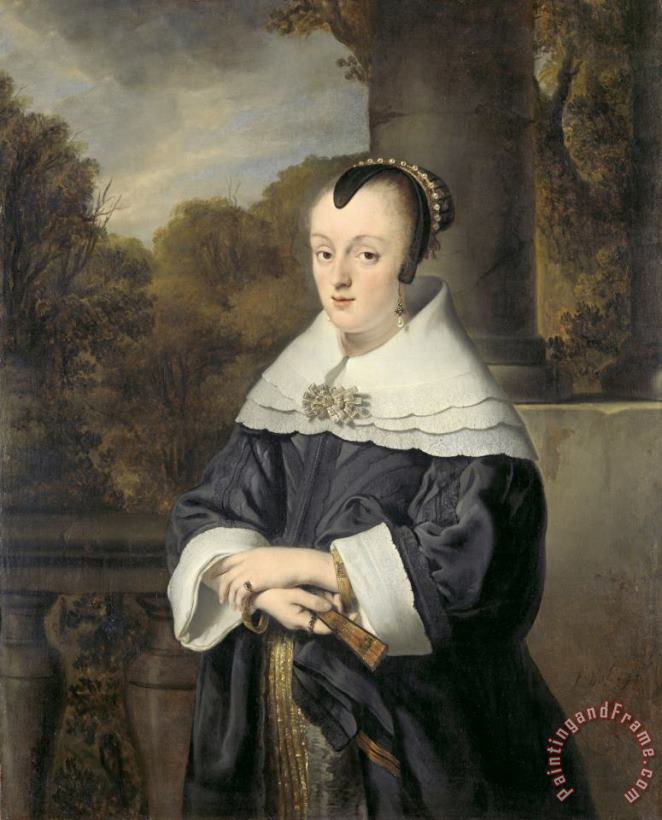 Maria Rey (1630/31 1703). Wife of Roelof Meulenaer painting - Ferdinand Bol Maria Rey (1630/31 1703). Wife of Roelof Meulenaer Art Print