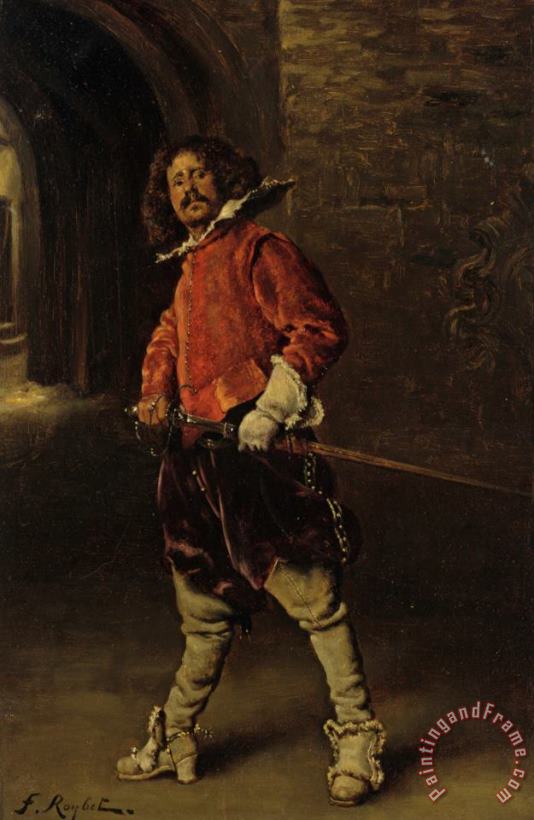 Ferdinand Roybet The Cavalier Art Painting