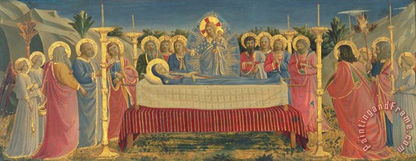 Fra Angelico The Death Of The Virgin Art Painting