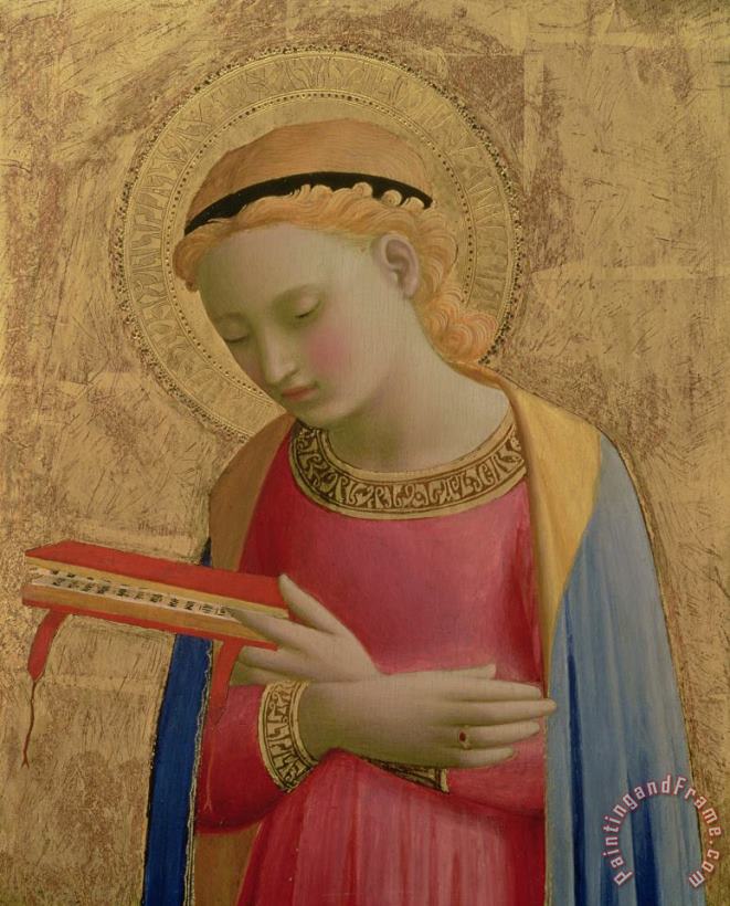 Virgin Annunciate painting - Fra Angelico Virgin Annunciate Art Print