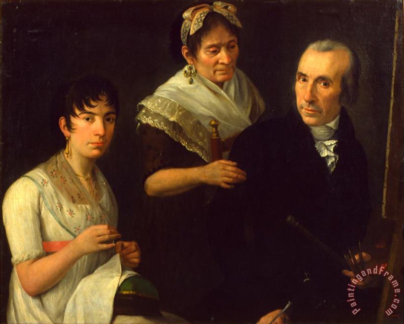 Francesc Lacoma i Sans The Painter's Family Art Painting