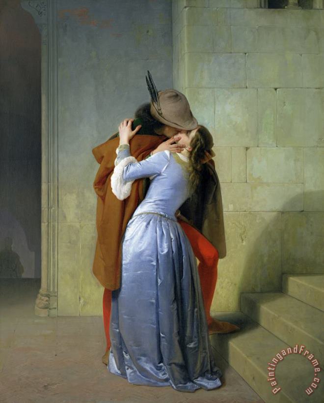 Francesco Hayez The Kiss Art Painting