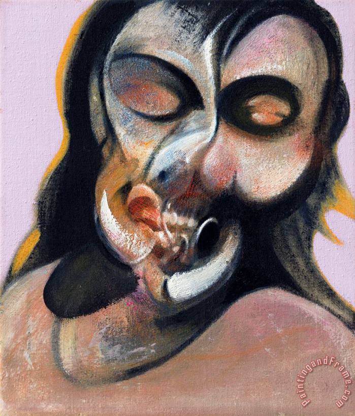 Francis Bacon Study of Henrietta Moraes Laughing Art Painting