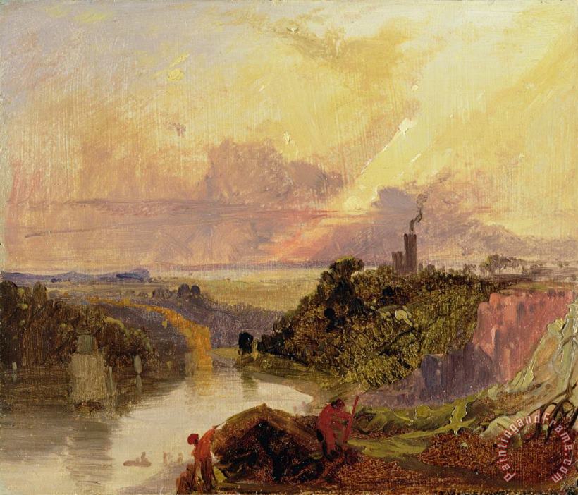 Francis Danby The Avon Gorge at Sunset Art Print