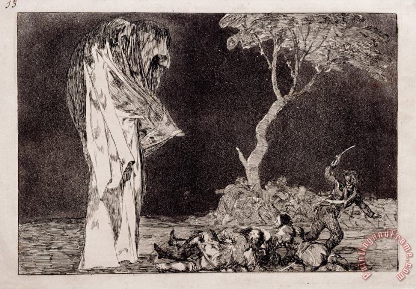 Francisco De Goya Fearful Folly Art Painting