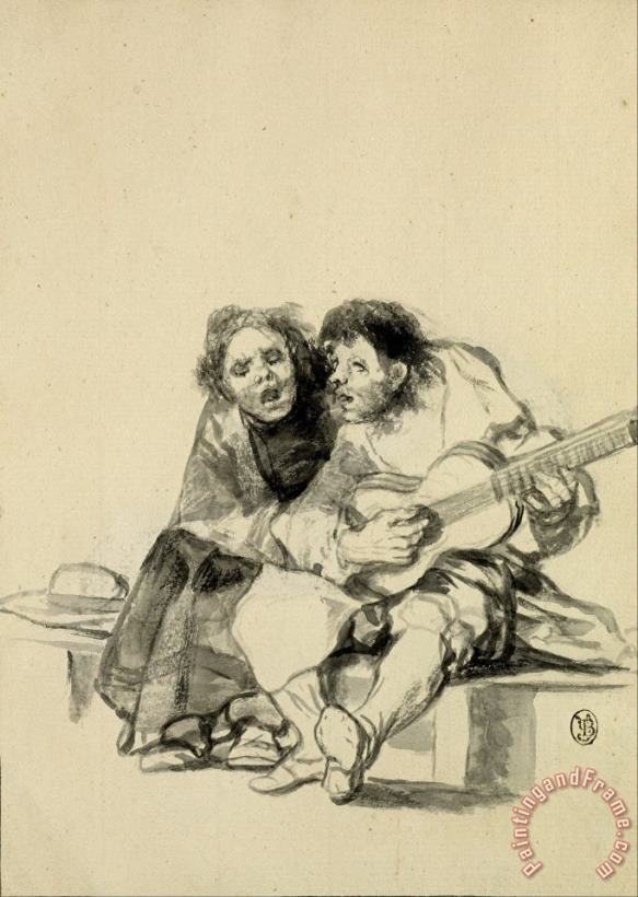 Francisco De Goya Muy Accordes (they're Very Much in Harmony) Art Print