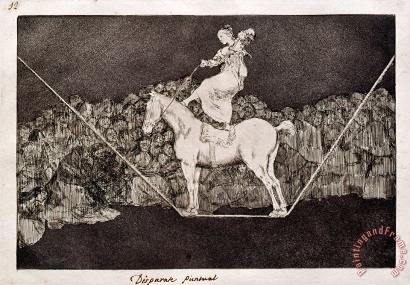 Francisco De Goya Precise Folly Art Print