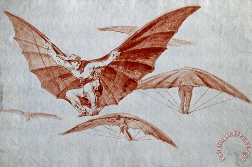 Francisco De Goya Ways of Flying Art Print