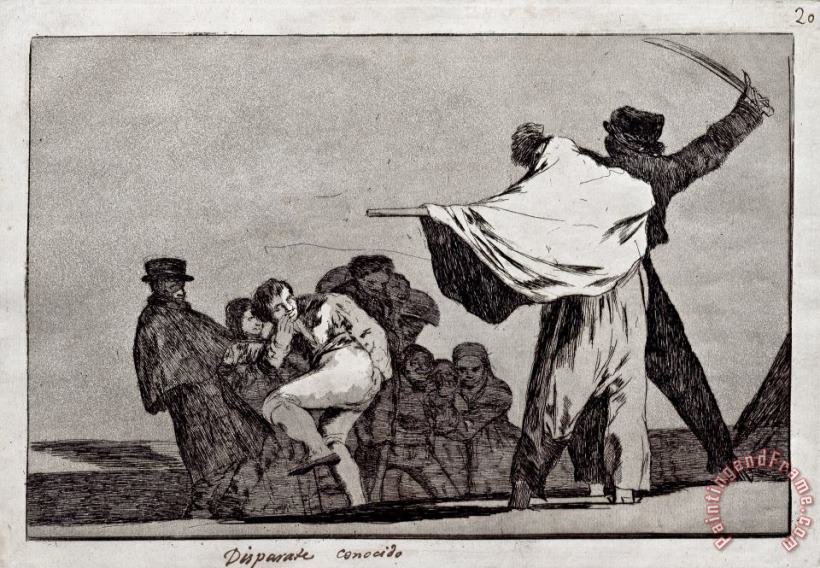Francisco De Goya Well Know Folly Art Print
