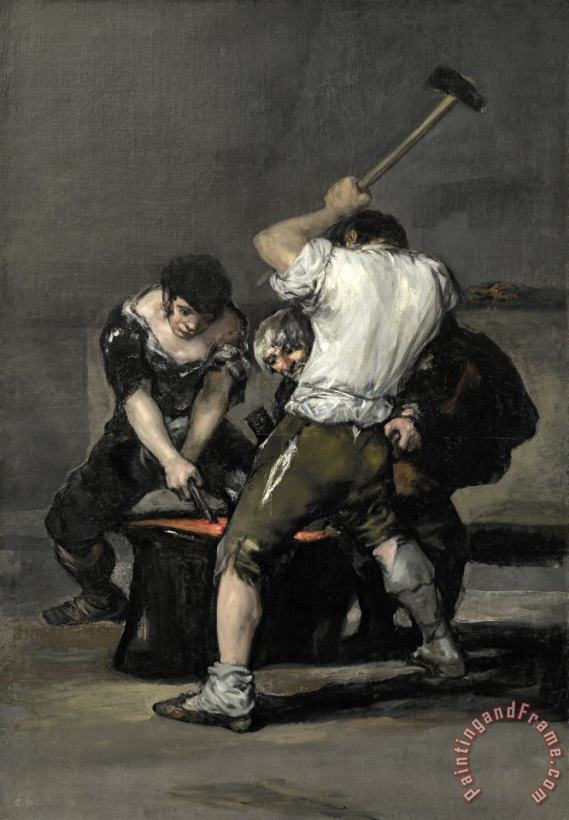 Francisco Goya Y Lucientes De La Fragua Painting La