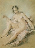 Francois Boucher - A study of Venus painting