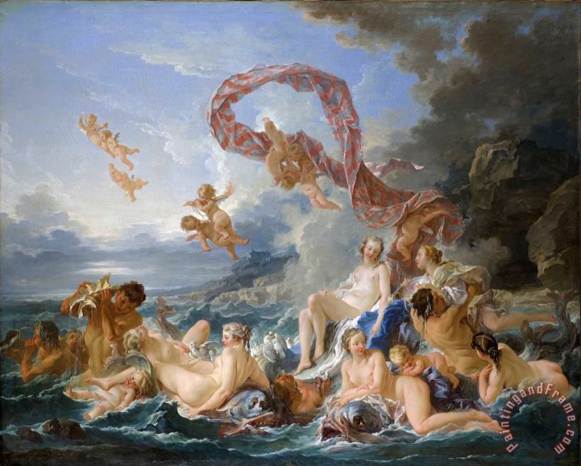 The Triumph of Venus painting - Francois Boucher The Triumph of Venus Art Print