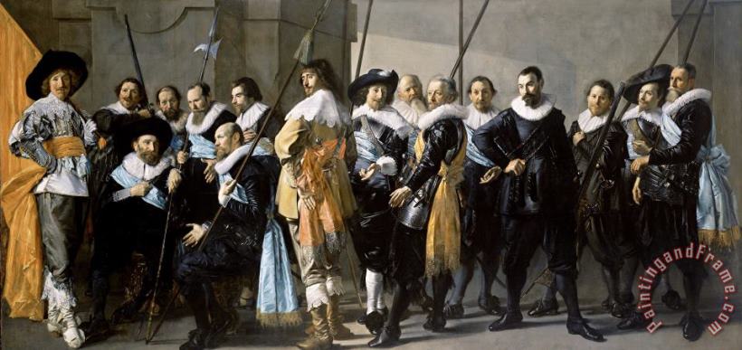 Frans Hals Company of Captain Reinier Reael, Known As The 'meagre Company' Art Painting