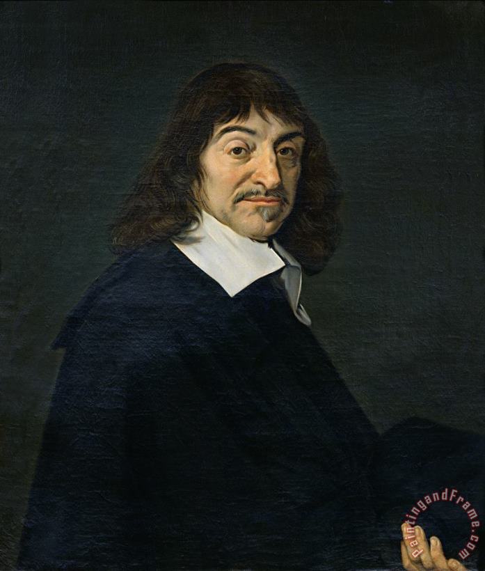 Portrait of Rene Descartes painting - Frans Hals Portrait of Rene Descartes Art Print