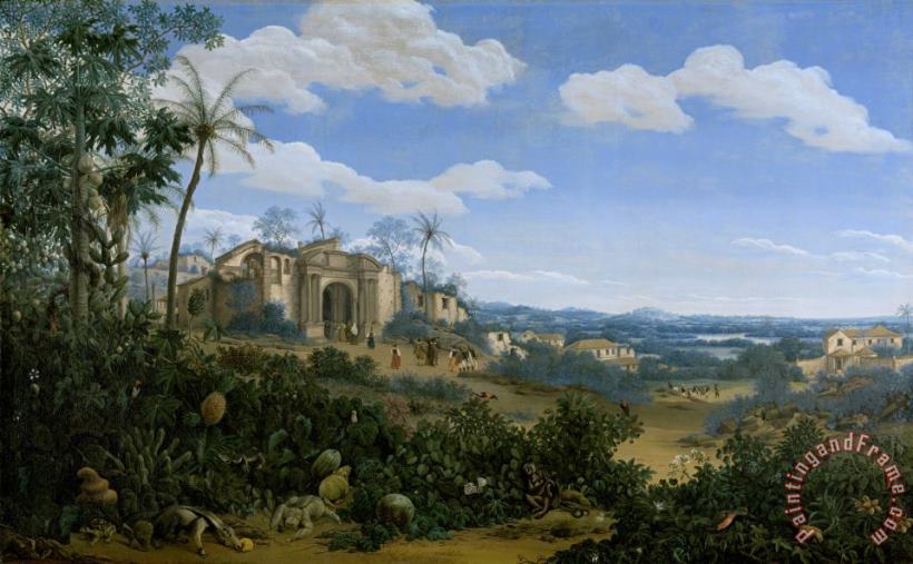 Frans Jansz Post View of Olinda, Brazil Art Print